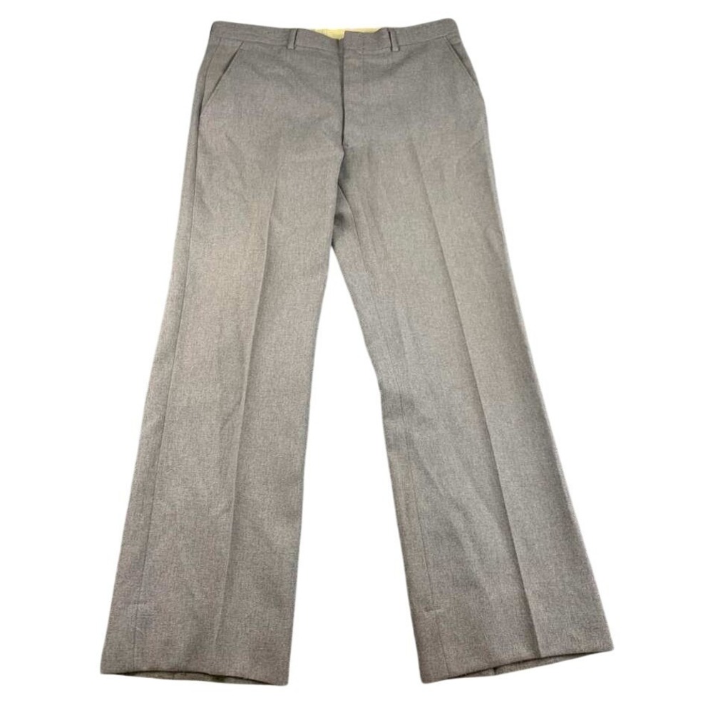 Vintage 70s Sears Roebuck And‎ Co. Pants Men 36 Brown Dress Classic Trousers